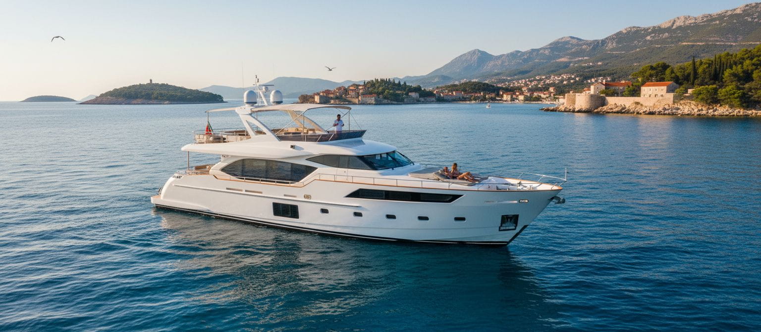 Motor yacht for charter